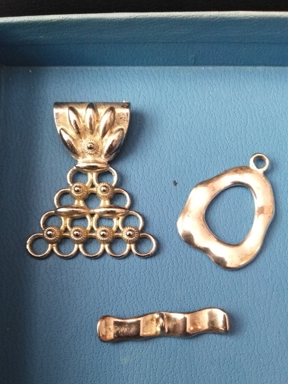 Silver Tone Decorative Jewelry Findings